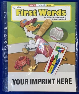 Fun with First Words Coloring & Activity Book