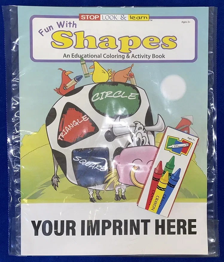 Fun With Shapes Coloring Book Fun Pack — view 3