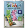 STEAM Education Coloring Book & Crayons in Multicolor