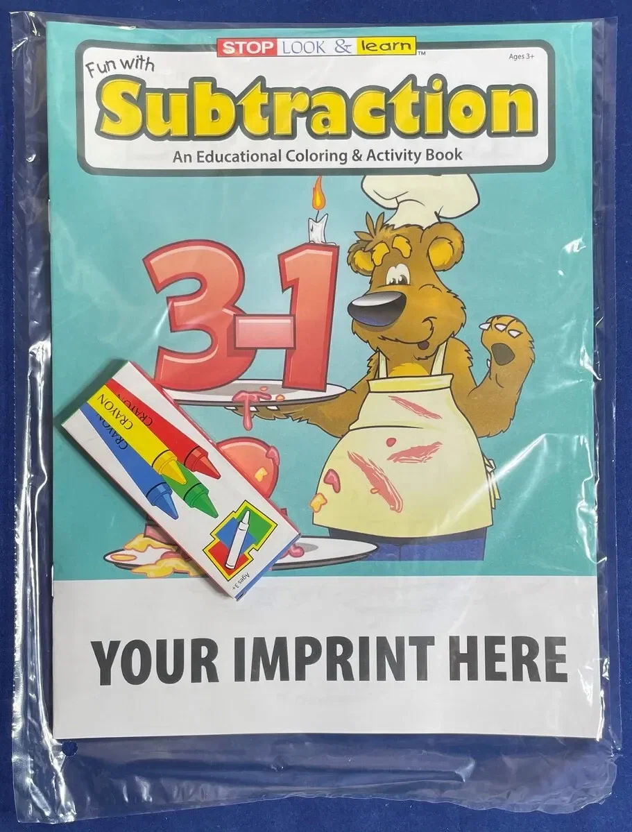 Fun With Subtraction Coloring & Activity Book — view 4