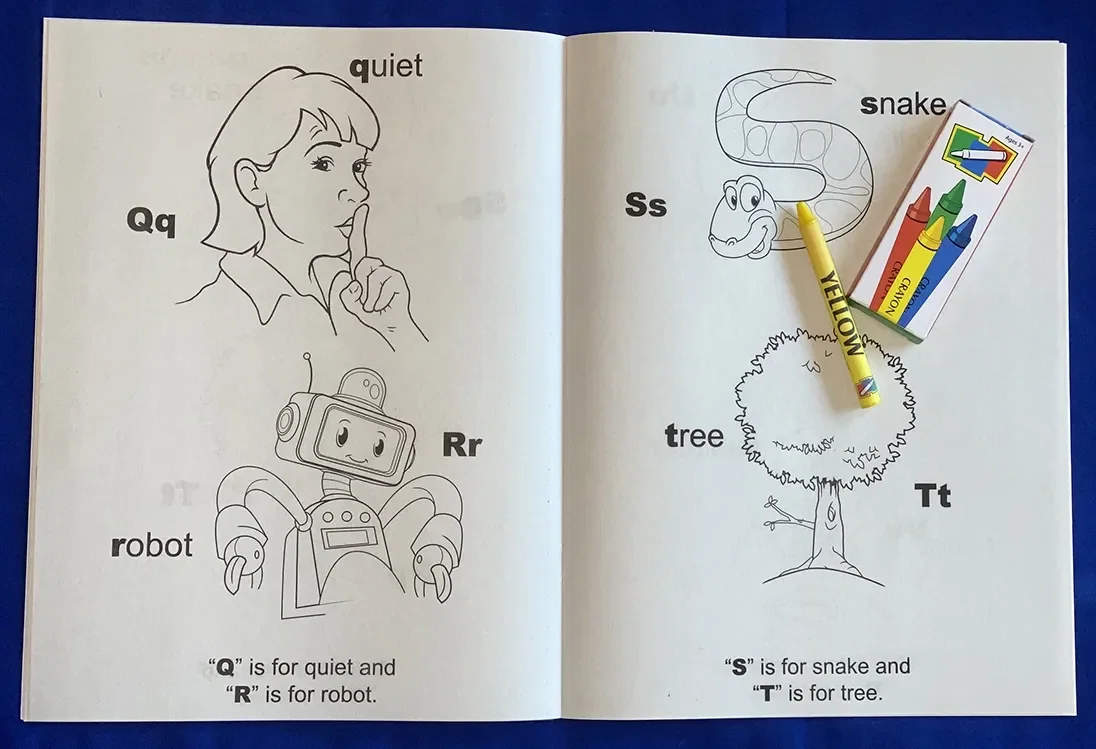 Fun with The Alphabet Coloring & Activity Book — view 2