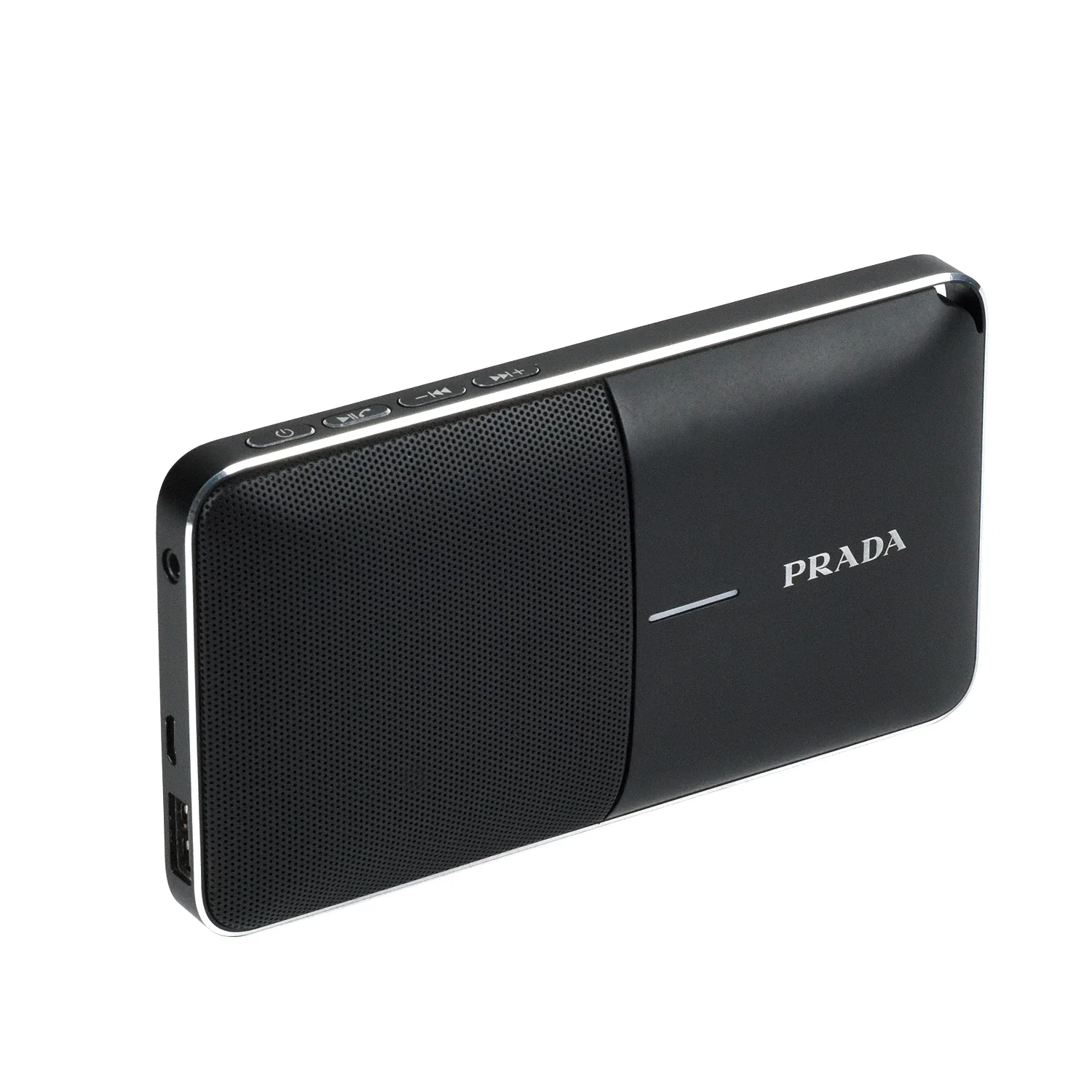 Fusion Power Bank and Wireless Speaker — Black — view 2