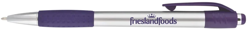 Custom Fusion Silver Gripper Pen — view 5