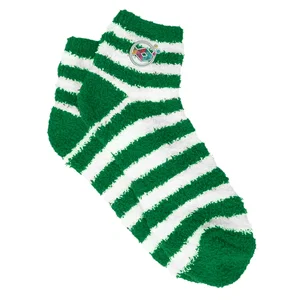 Customized Fuzzy Stripe Socks