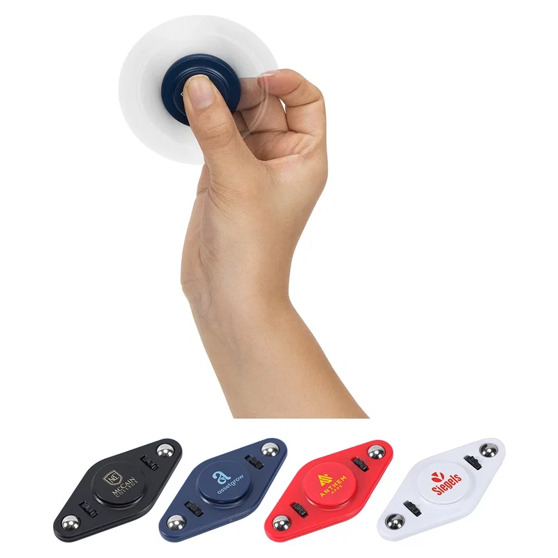 Custom Galaxy Multi-Fidget Spinner, front view of the branded fidget spinner