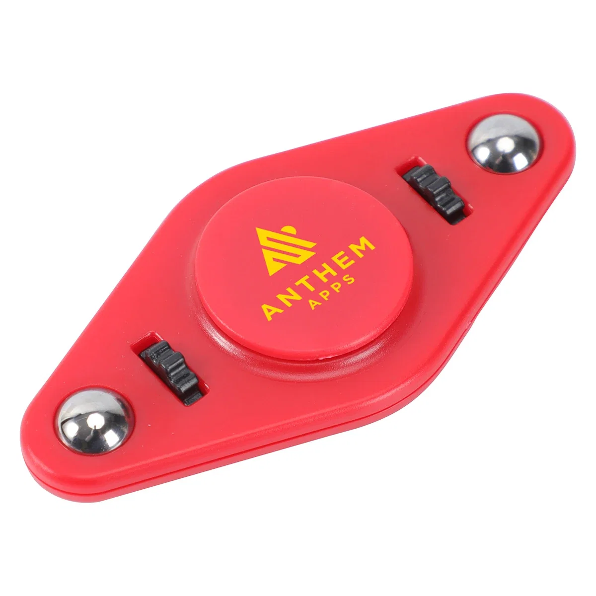 Galaxy Multi-Fidget Spinner spinning in hand, branded fidget toy lifestyle shot