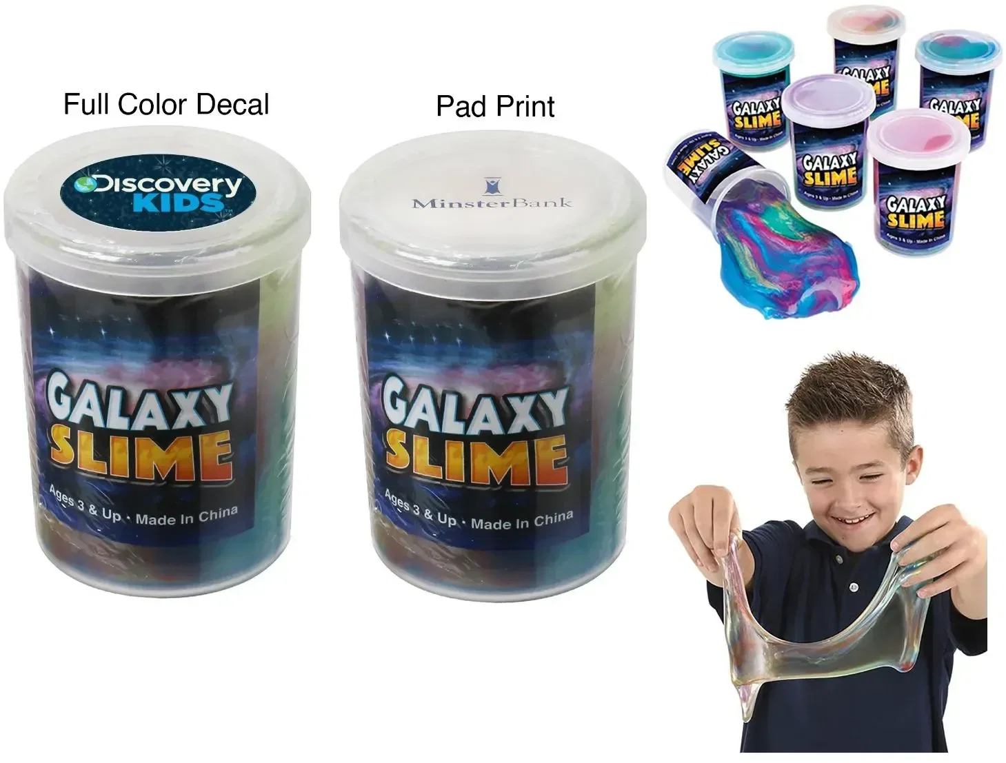 Personalized Galaxy Slime in use