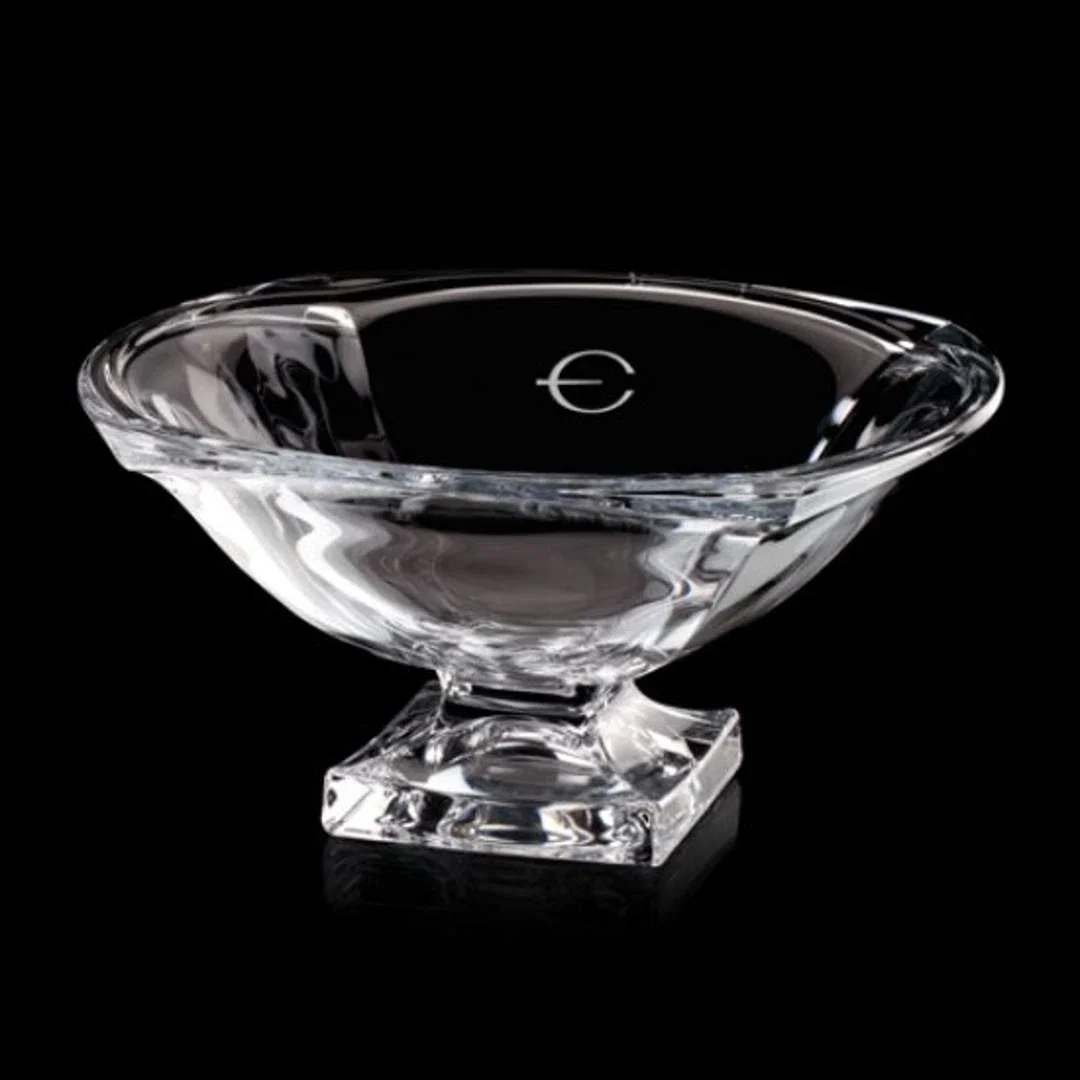 Custom Largest Lead Free Crystalline Bowl - Galina for employee recognition