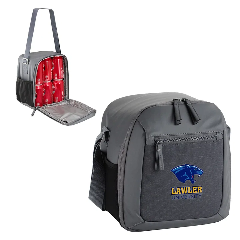 Custom Galleon Lunch Cooler Bag, front view of the branded insulated cooler bag