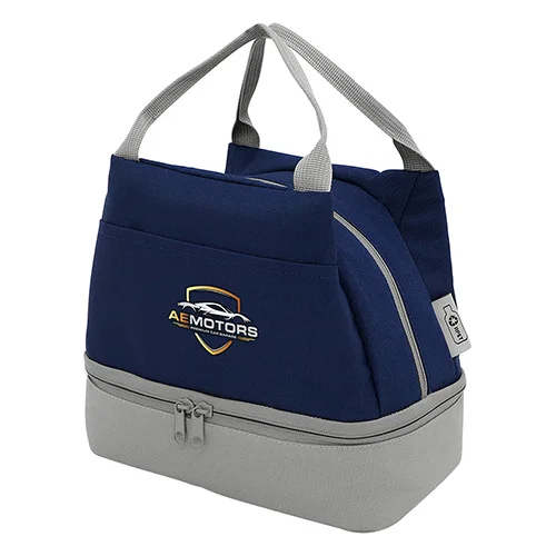 Galley RPET promotional lunch bag, side profile