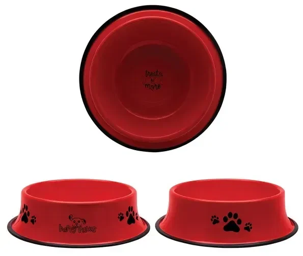 Logo Stainless Steel Pet Bowl — view 3