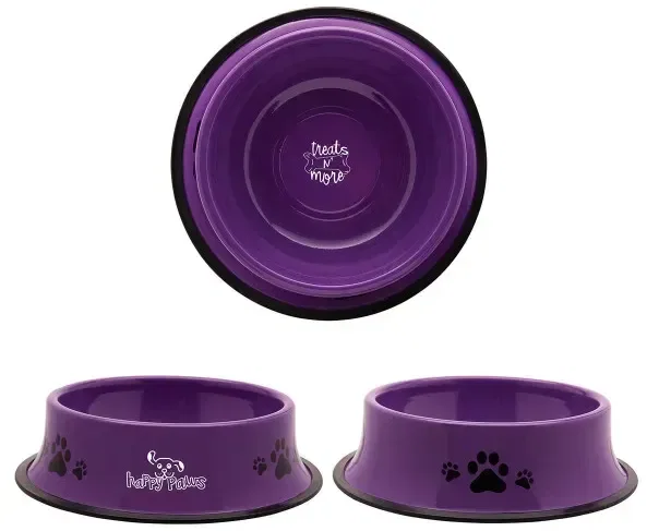 Logo Stainless Steel Pet Bowl — view 4