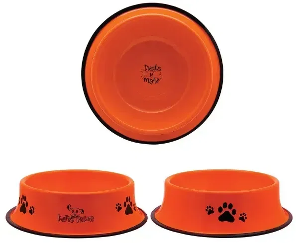 Logo Stainless Steel Pet Bowl — view 6