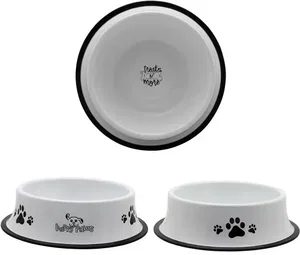 Logo Stainless Steel Pet Bowl
