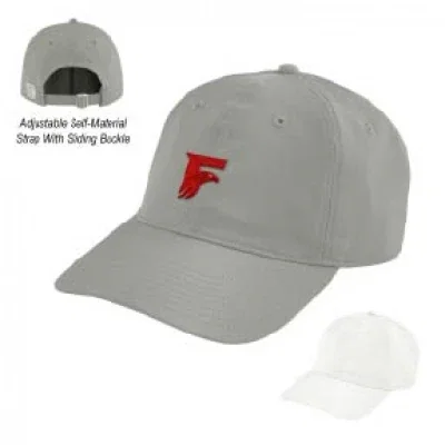 Classic baseball cap in gray with a curved brim