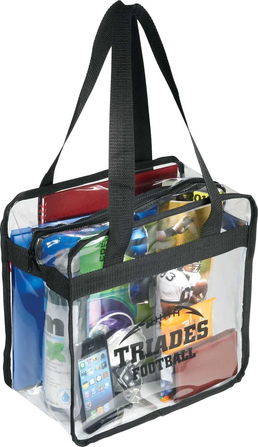 Game Day Clear Zippered Safety Tote — view 9