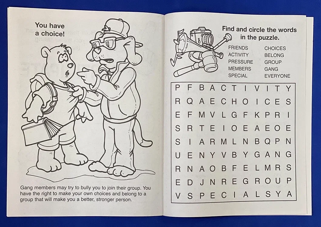 Gangs Are Not For You Coloring Book — view 2