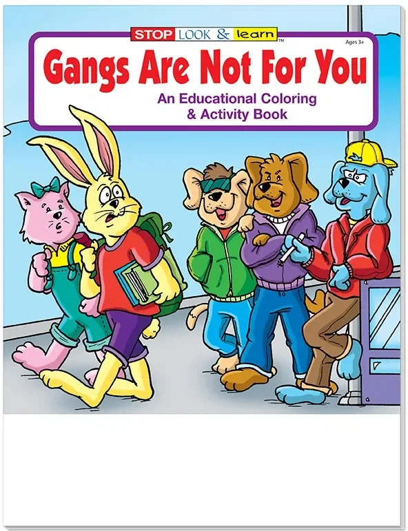Gangs Are Not For You Coloring Book — view 3
