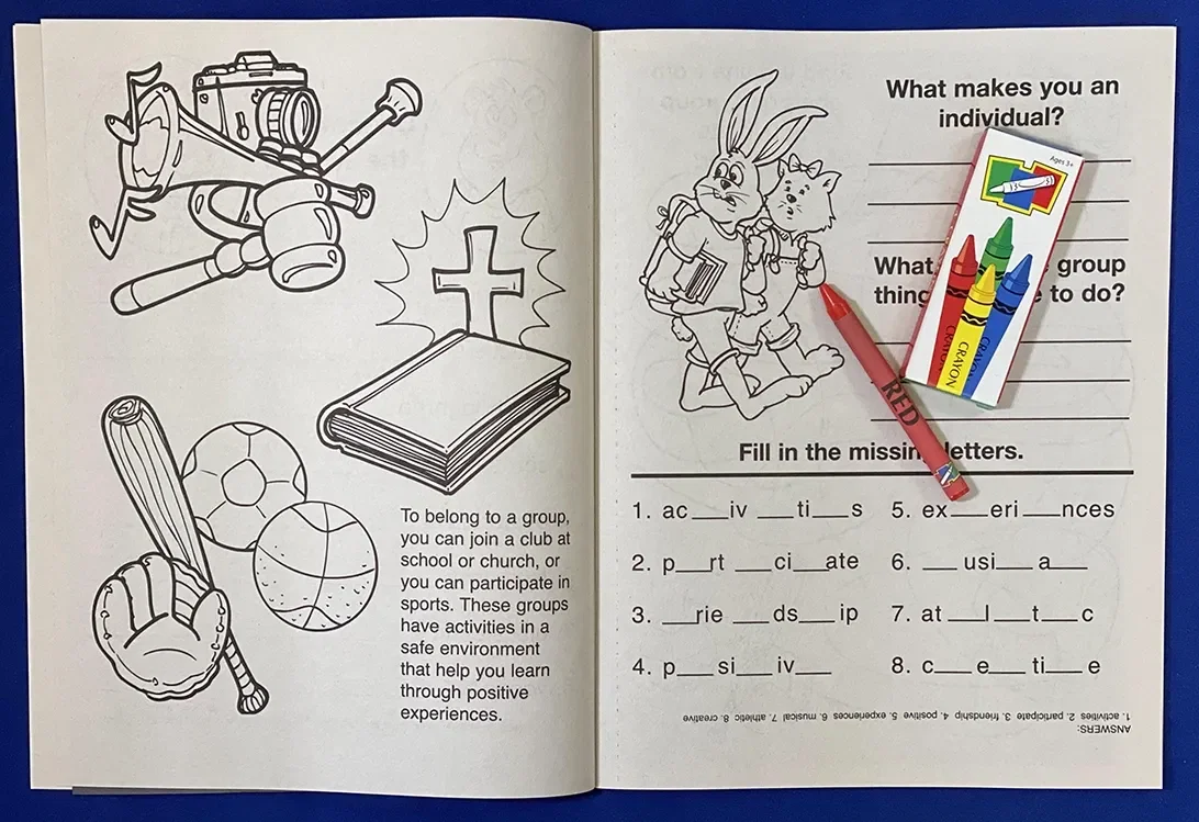 Gangs Are Not For You Coloring Book — view 4