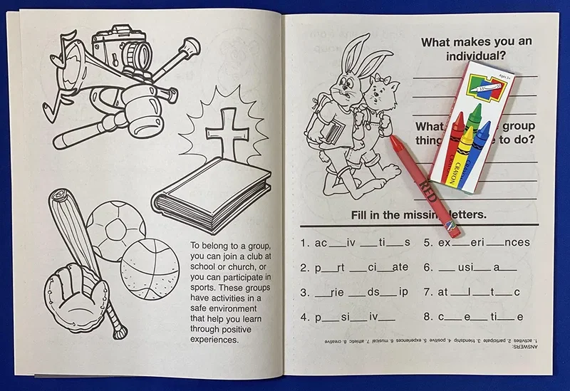Gangs Are Not For You Coloring Book — view 4