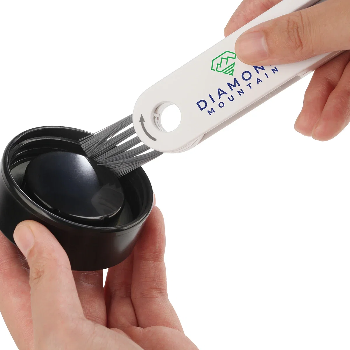 Close-up of the Gap 3-in-1 Cleaning Brush's bristle head detail