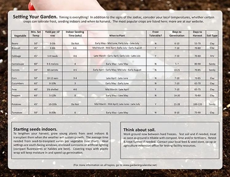 Gardening 12 Sheet Wall Calendar — view 2
