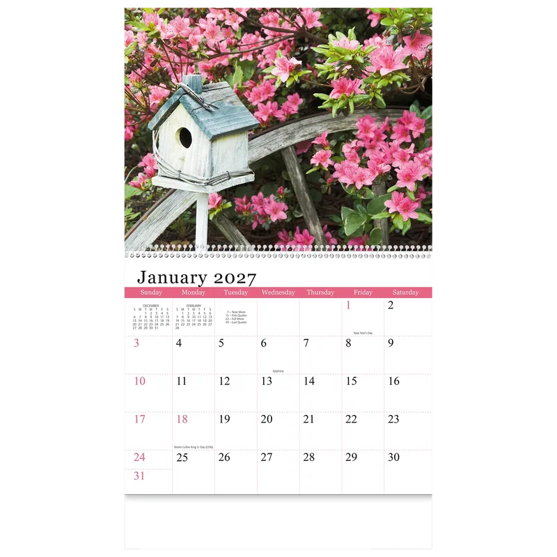 Gardens Wall Calendar: 2025 Spiral Bound — view 7