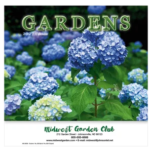 Gardens Wall Calendar: 2025 Stapled