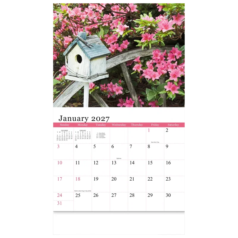 Gardens Wall Calendar: 2025 Stapled — view 7