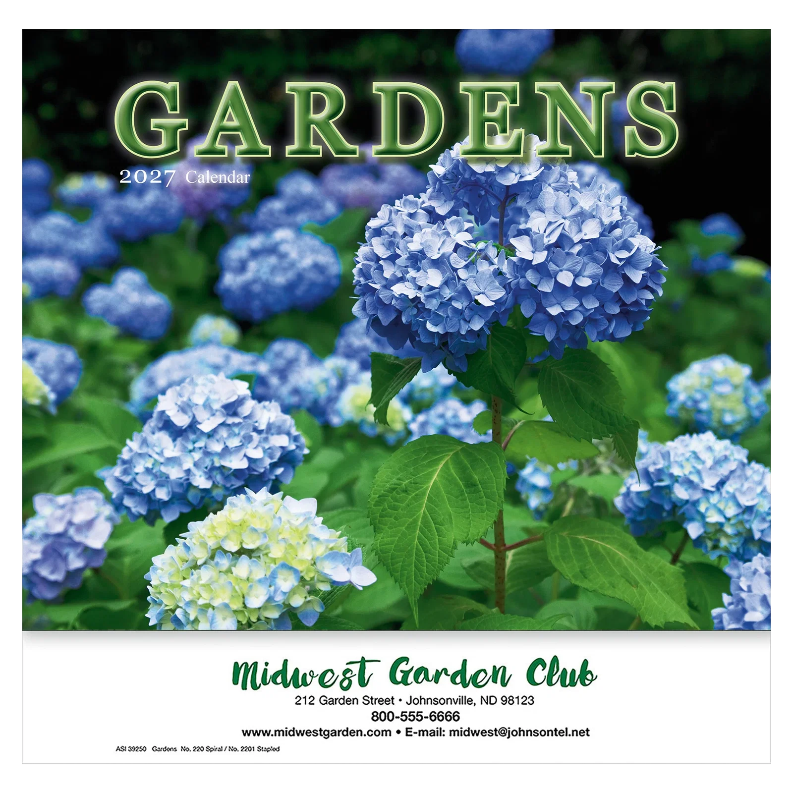 Gardens Wall Calendar: 2025 Stapled