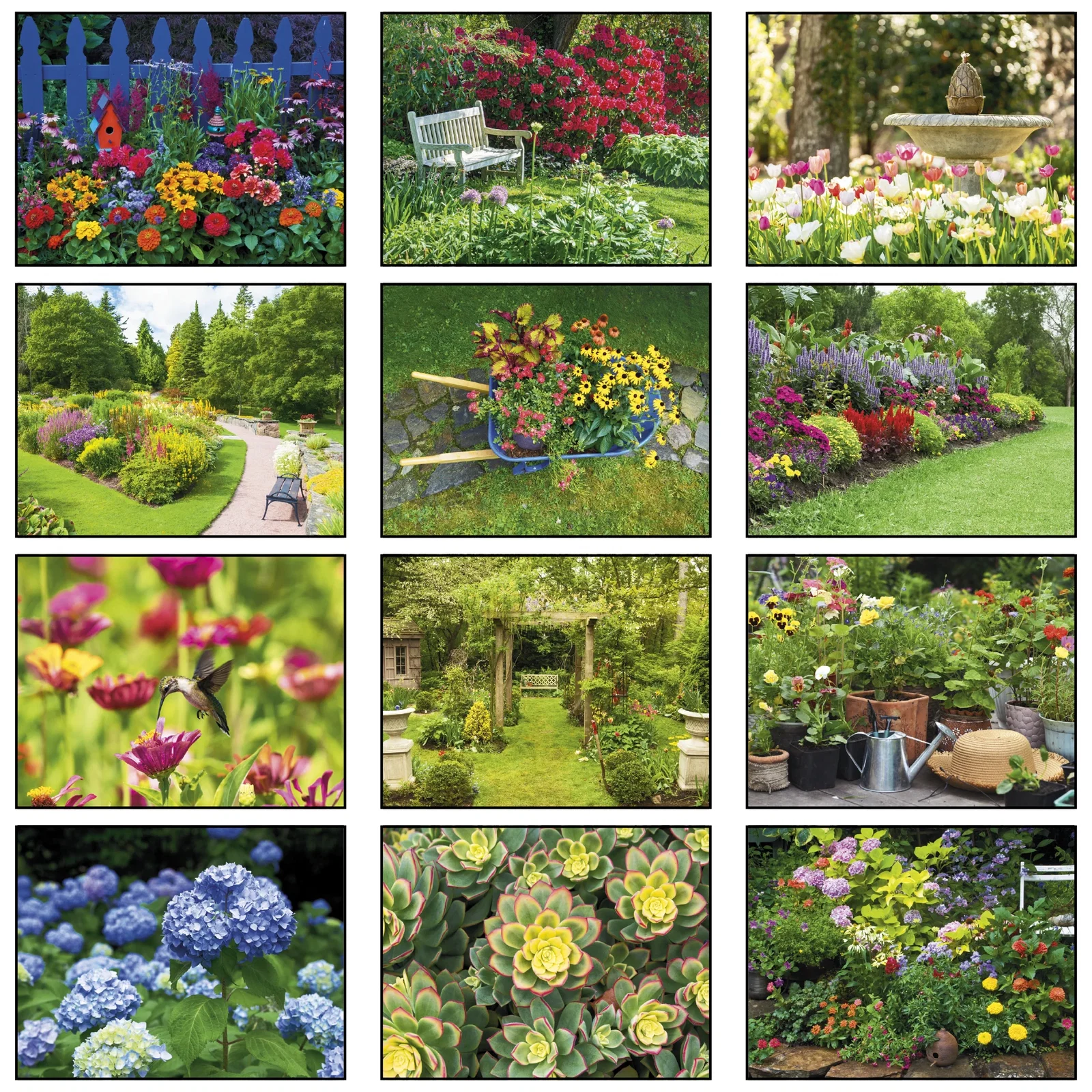 Gardens Wall Calendar: 2025 Stapled — view 3