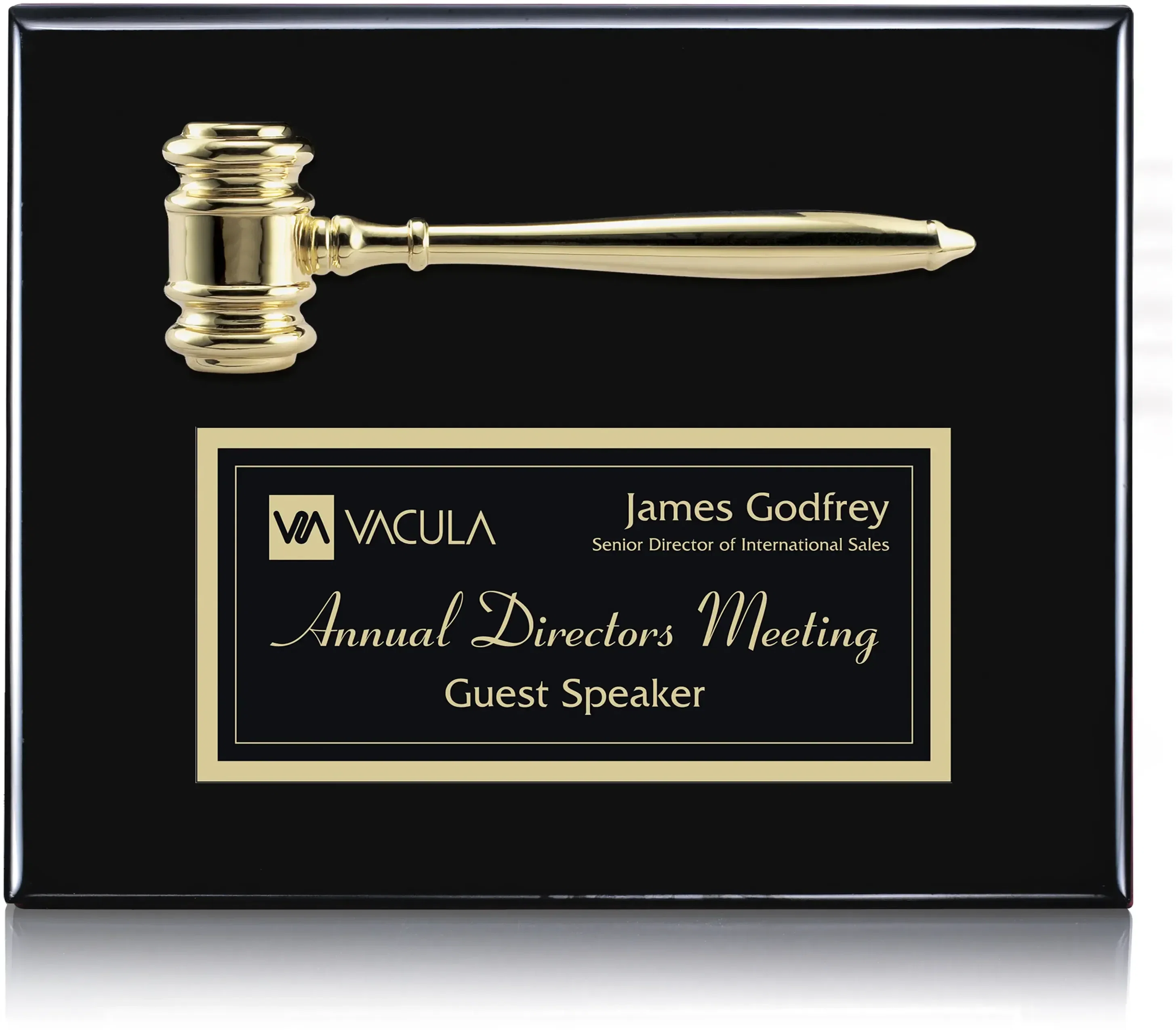 Gavel Plaque — view 2