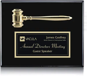 Gavel Plaque