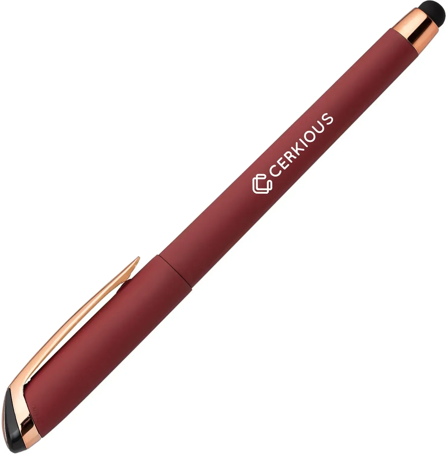 Gazelle Gel Softy Rose Gold Pen w/ Stylus — view 3
