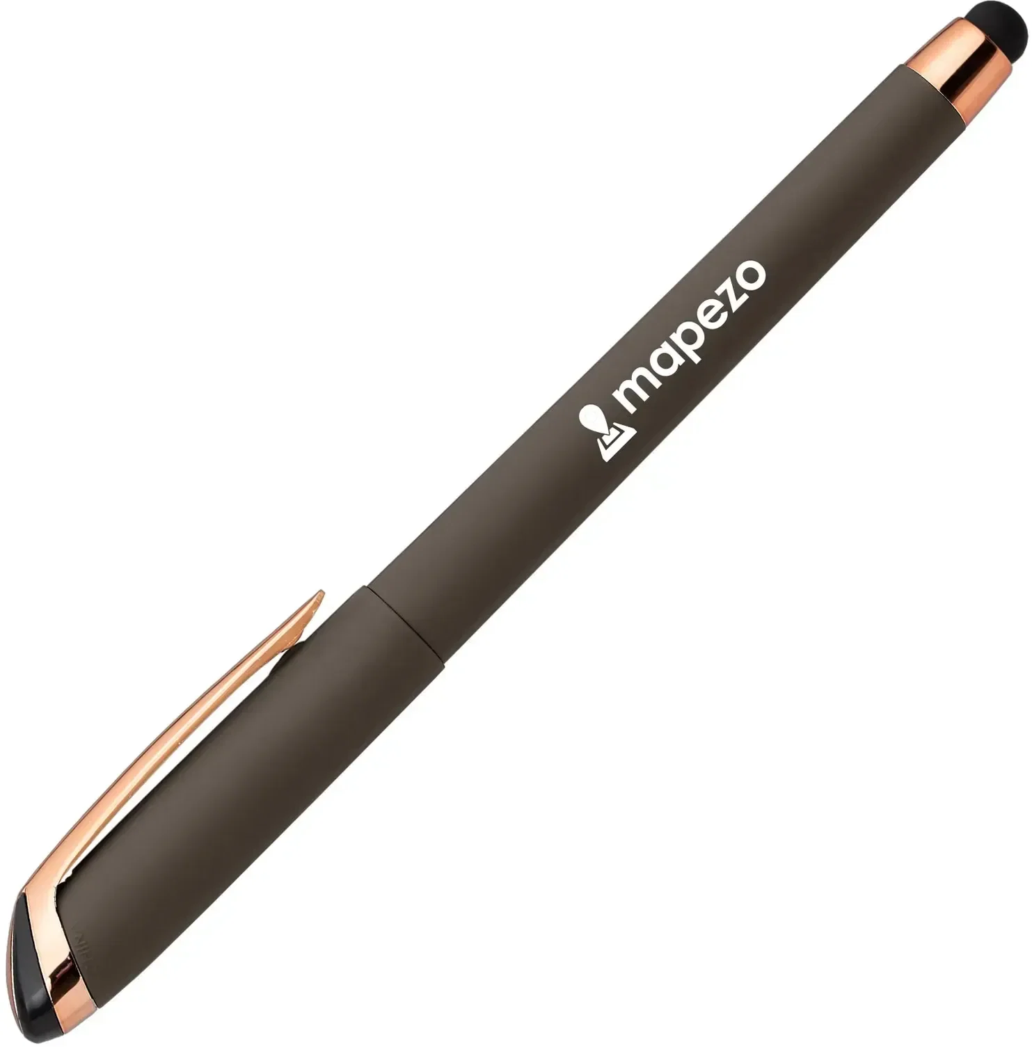 Gazelle Gel Softy Rose Gold Pen w/ Stylus — view 4