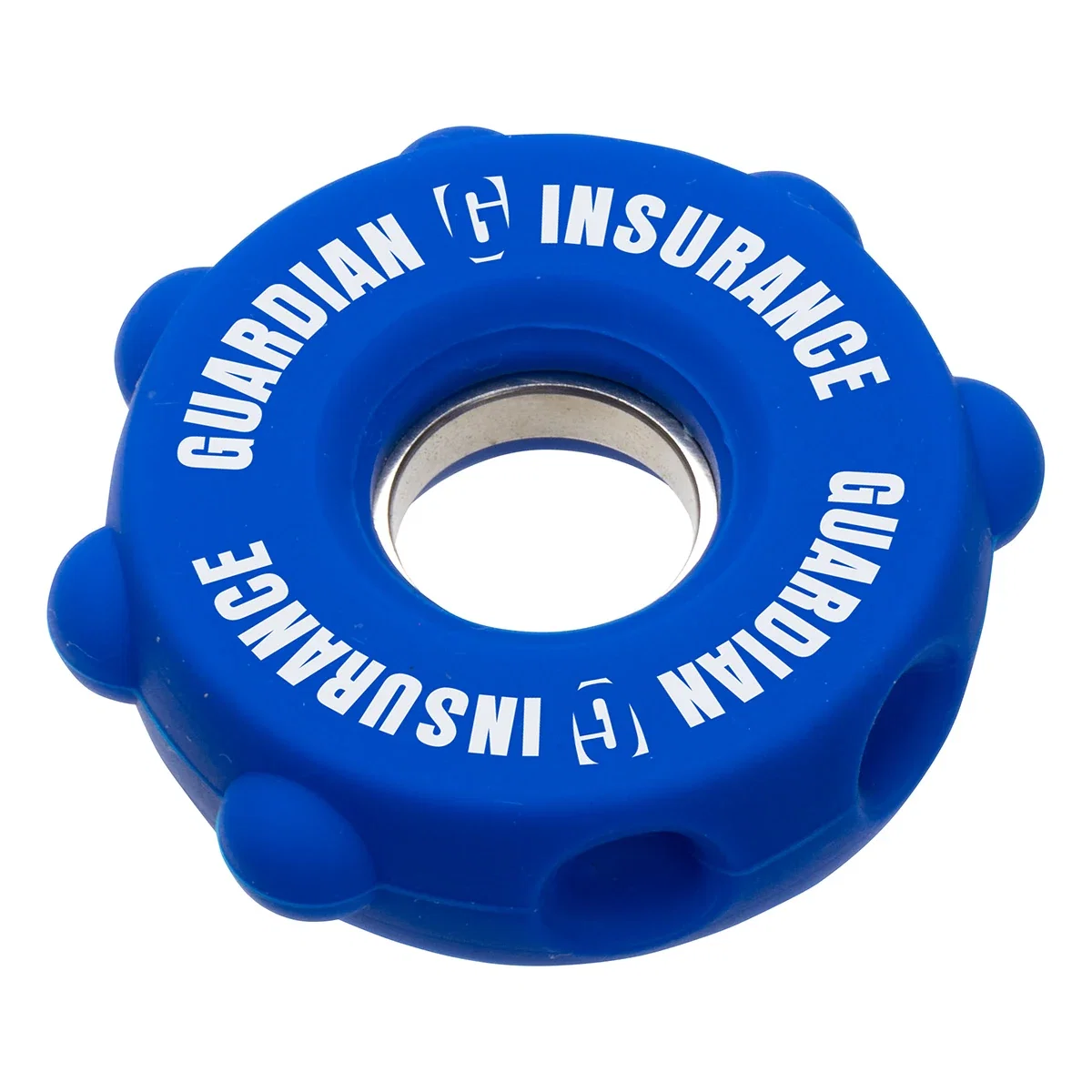 Side profile of the promotional Gear Push Pop Spinner