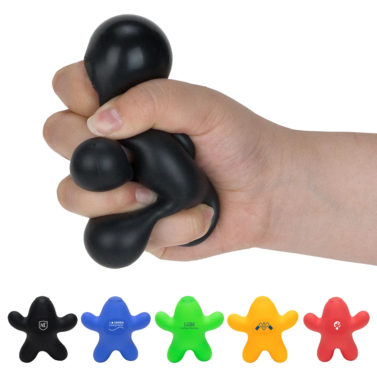Custom Gel Man ergonomic stress reliever, alternate color