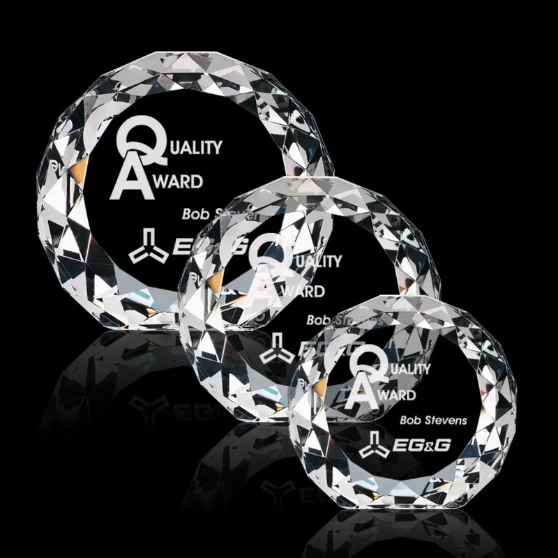 Gem Cut Circle Award β view 1