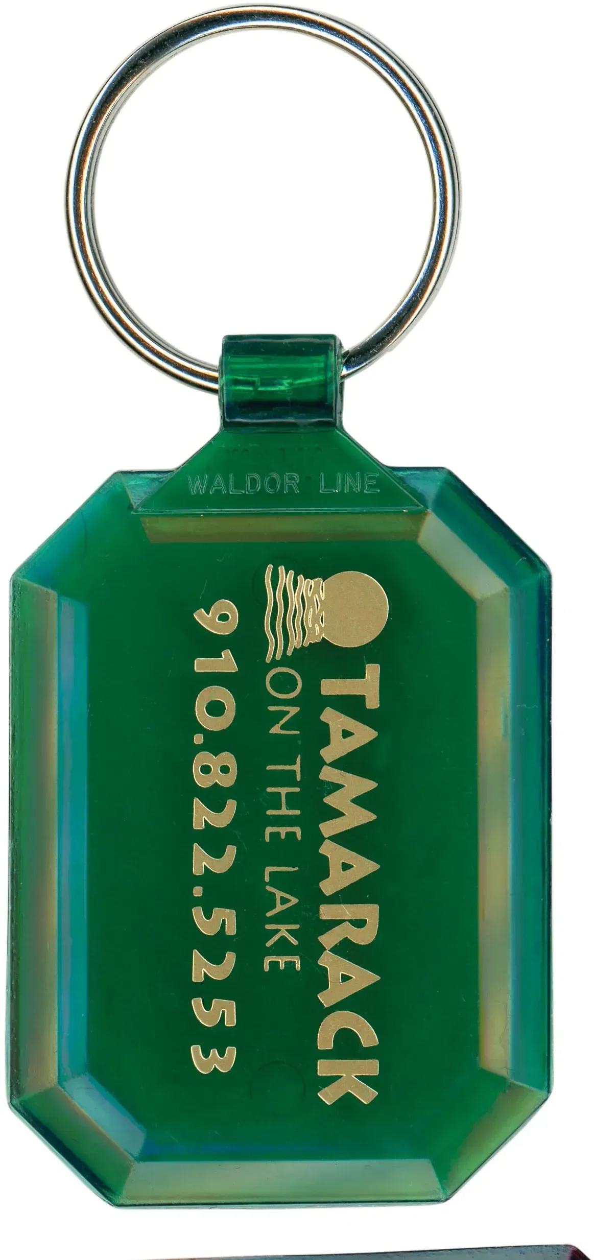 Custom Gem Cut Key Tag — view 2