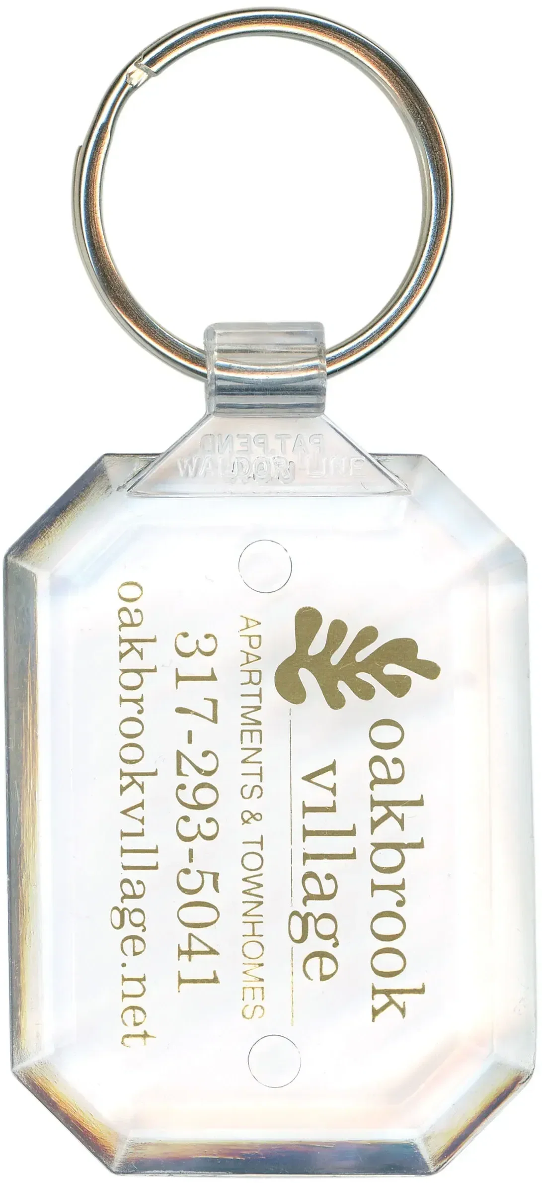 Custom Gem Cut Key Tag — view 3
