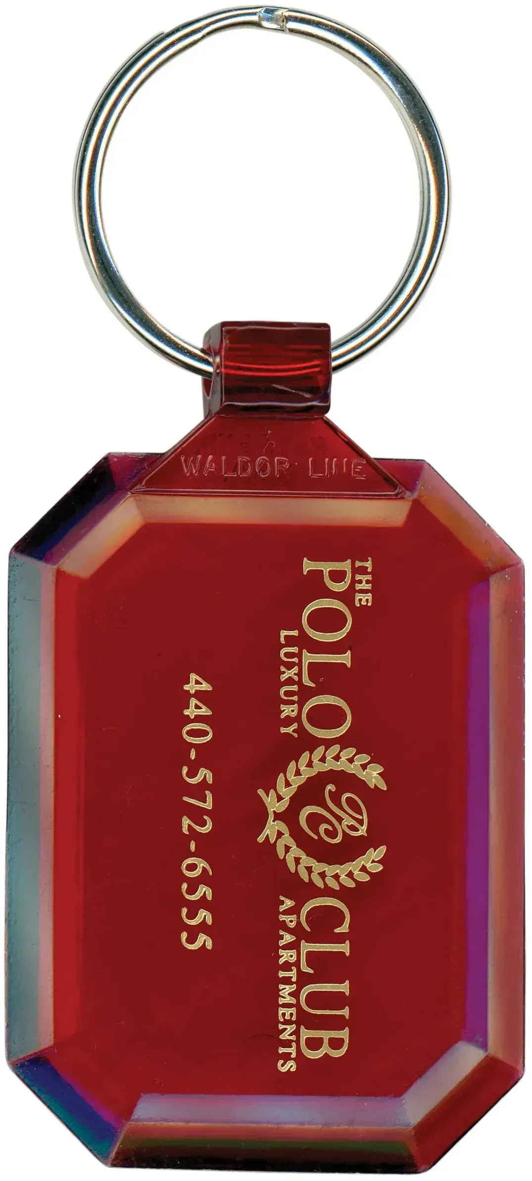Custom Gem Cut Key Tag — view 4