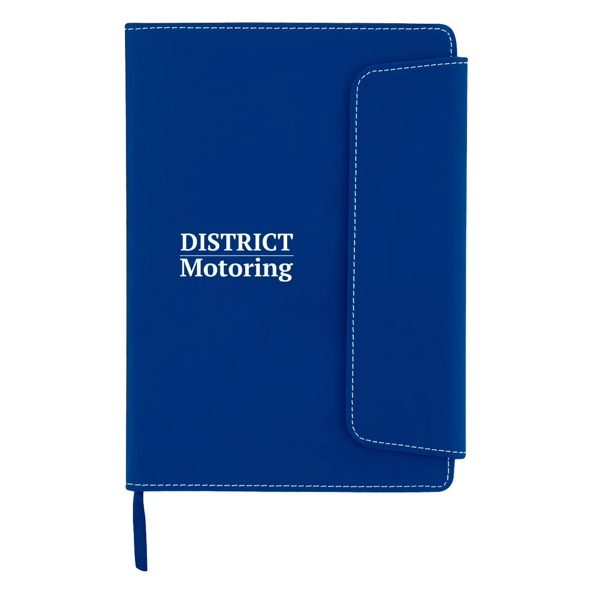 Journal shown closed with its cover facing forward