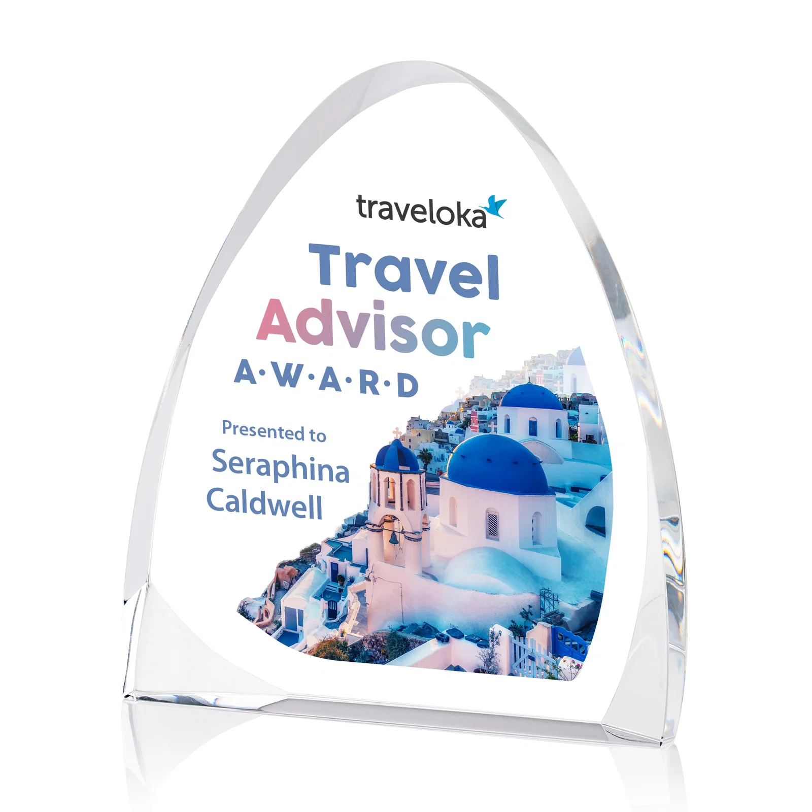 Peak Optical Award – Customizable for Business Recognition, 60 chars — view 2