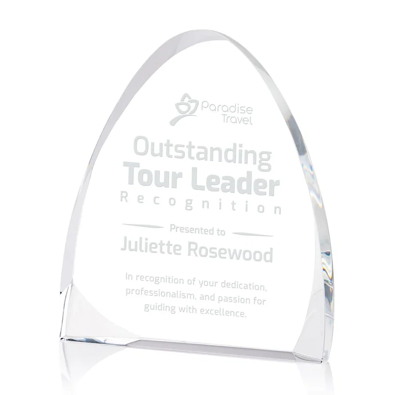 Peak Optical Award – Customizable for Business Recognition, 60 chars