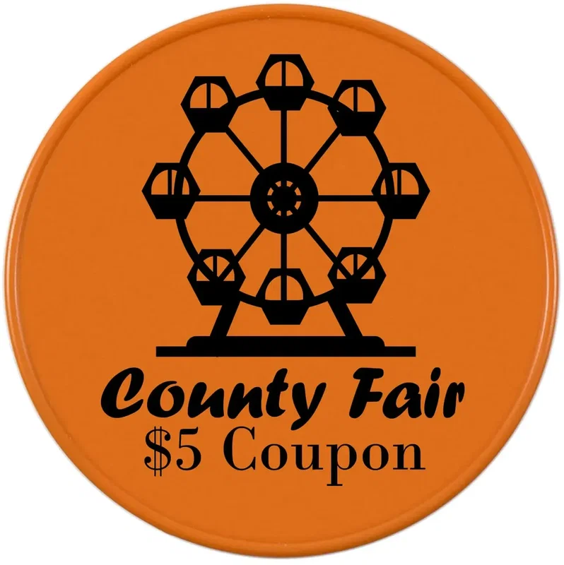 Custom Round Promotional Token (Giant Size) — view 14