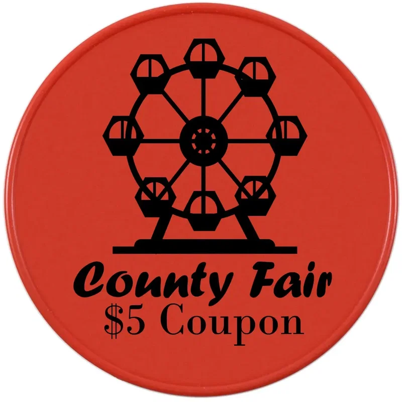 Custom Round Promotional Token (Giant Size) — view 2