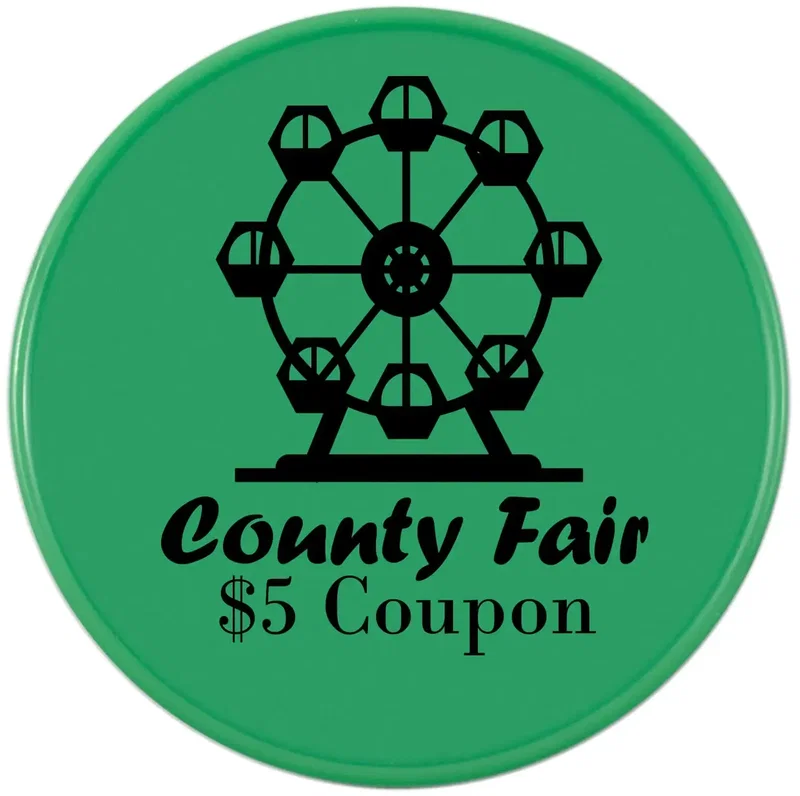 Custom Round Promotional Token (Giant Size) — view 7