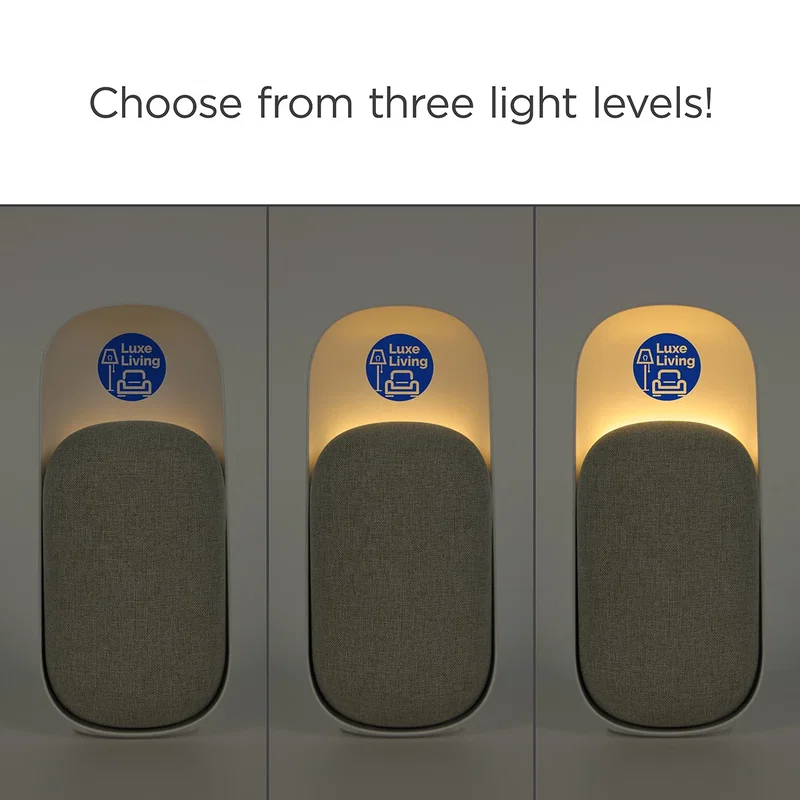 Gig Wireless Speaker glowing with its nightlight feature, in-use lifestyle shot