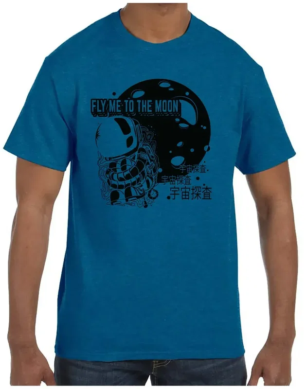 Custom Gildan Logo T-Shirt (5.3 oz Pre-Shrunk) — view 7