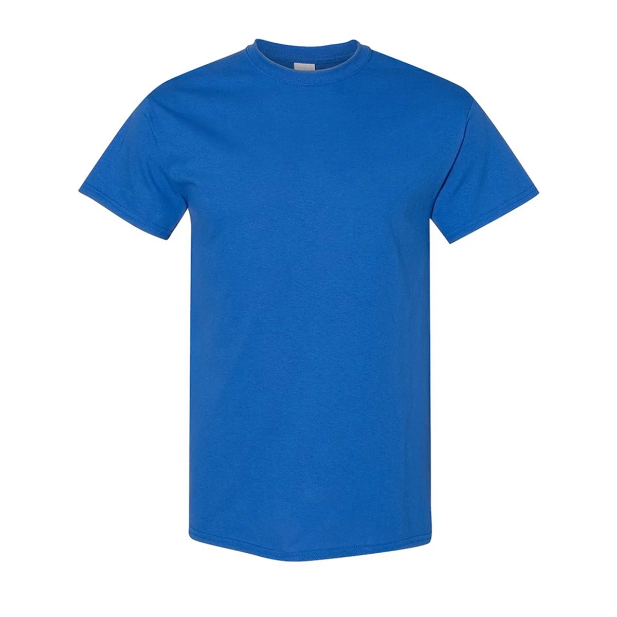 Bottom hem finish across the base of the tee